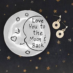 Moon Love You Lg Charm Bowl (BOXED)