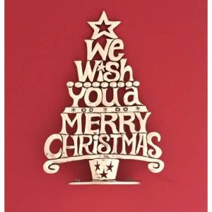 We Wish You Tree-Standing Ornament