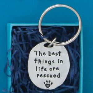Rescued Quote Keychain (BOXED)