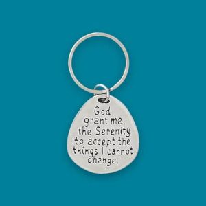 Serenity Prayer Quote Keychain (BOXED)