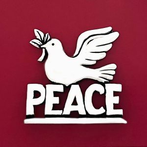 Peace Dove Tiny Plaque