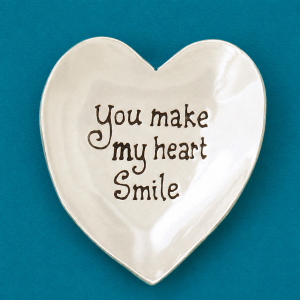 Heart Smile Lg Charm Bowl (BOXED)