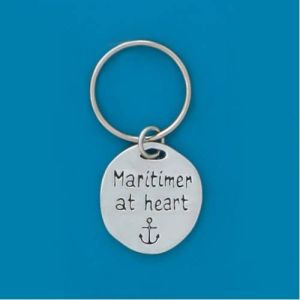 Maritimer at Heart Quote Keychain (BOXED)