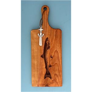 Salmon Handle Board w/Anchor Pate