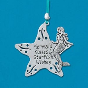 Mermaid w/ Starfish Ornament