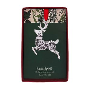 Reindeer Holiday Ornament (BOXED)