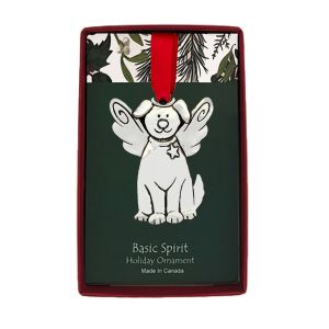 Dog Angel Ornament  (BOXED)