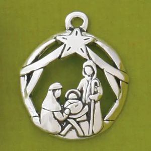 Nativity Jolly Ornament (BOXED)
