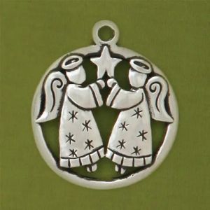 2 Angels Jolly Ornament (BOXED)