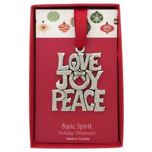 Love, Joy, Peace Ornament