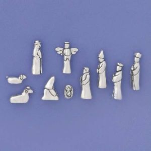 10pc. Nativity Set w/pouch