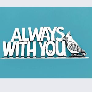 Always With You/Cardinal Quote Plaque (sm)