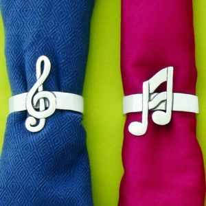 Musical Napkin Ring Set