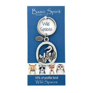 Heron Wild Spaces Keychain