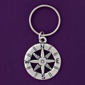 Compass Keychain