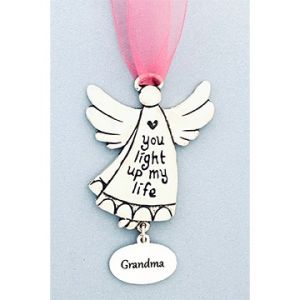 Light Up My Life Angle w/ Grandma Car Ornament