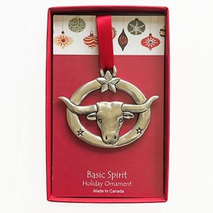 Longhorn Holiday Ornament (BOXED)