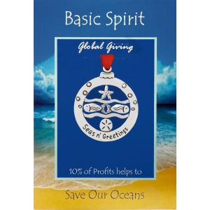 Seas n' Greetings Save our Oceans Global Giving Orn.