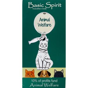 Cat Animal Welfare Keychain