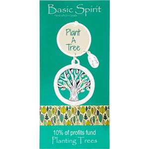 Tree Plant A Tree Keychain