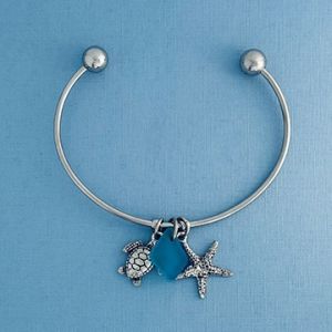 Turtle w/ Starfish Cuff Bracelet