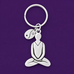 Yoga Keychain
