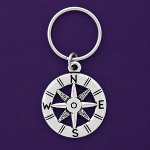 Compass Keychain