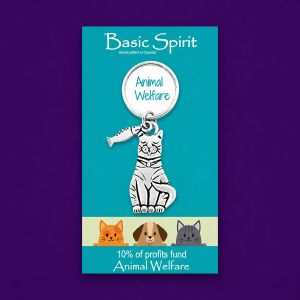 Cat Animal Welfare Keychain