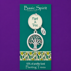 Tree Plant A Tree Keychain