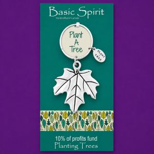 Leaf Plant A Tree Keychain