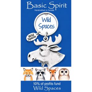 Moose Head Wild Spaces Keychain