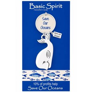 Willy Whale Save our Oceans Keychain