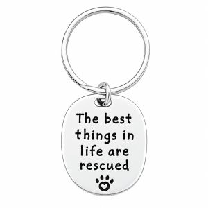 Rescued Quote Keychain (BOXED)