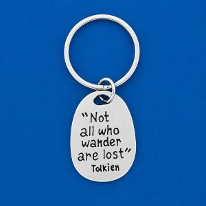 All Who Wander Quote Keychain (BOXED)