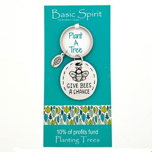 Bees  - Plant A Tree Keychain