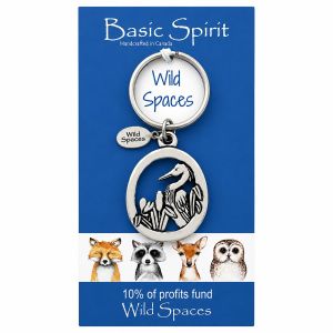 Heron Wild Spaces Keychain
