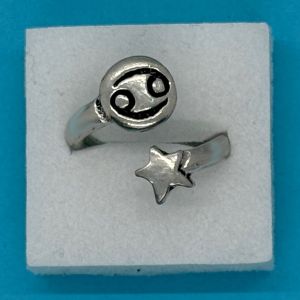 Cancer Adjustable Wrap Ring 