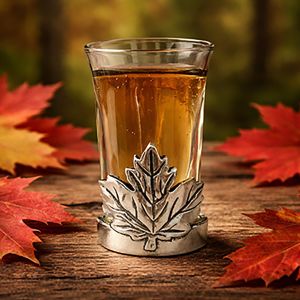 Maple Leaf Shot Glass