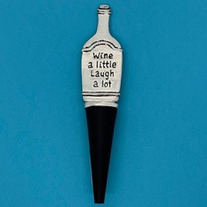 Wine a Little Bottle Stopper 