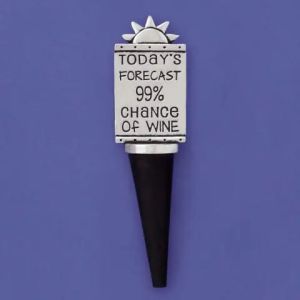 99% Chance of Wine Bottle Stopper