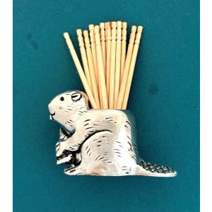 Beaver Toothpick Holder